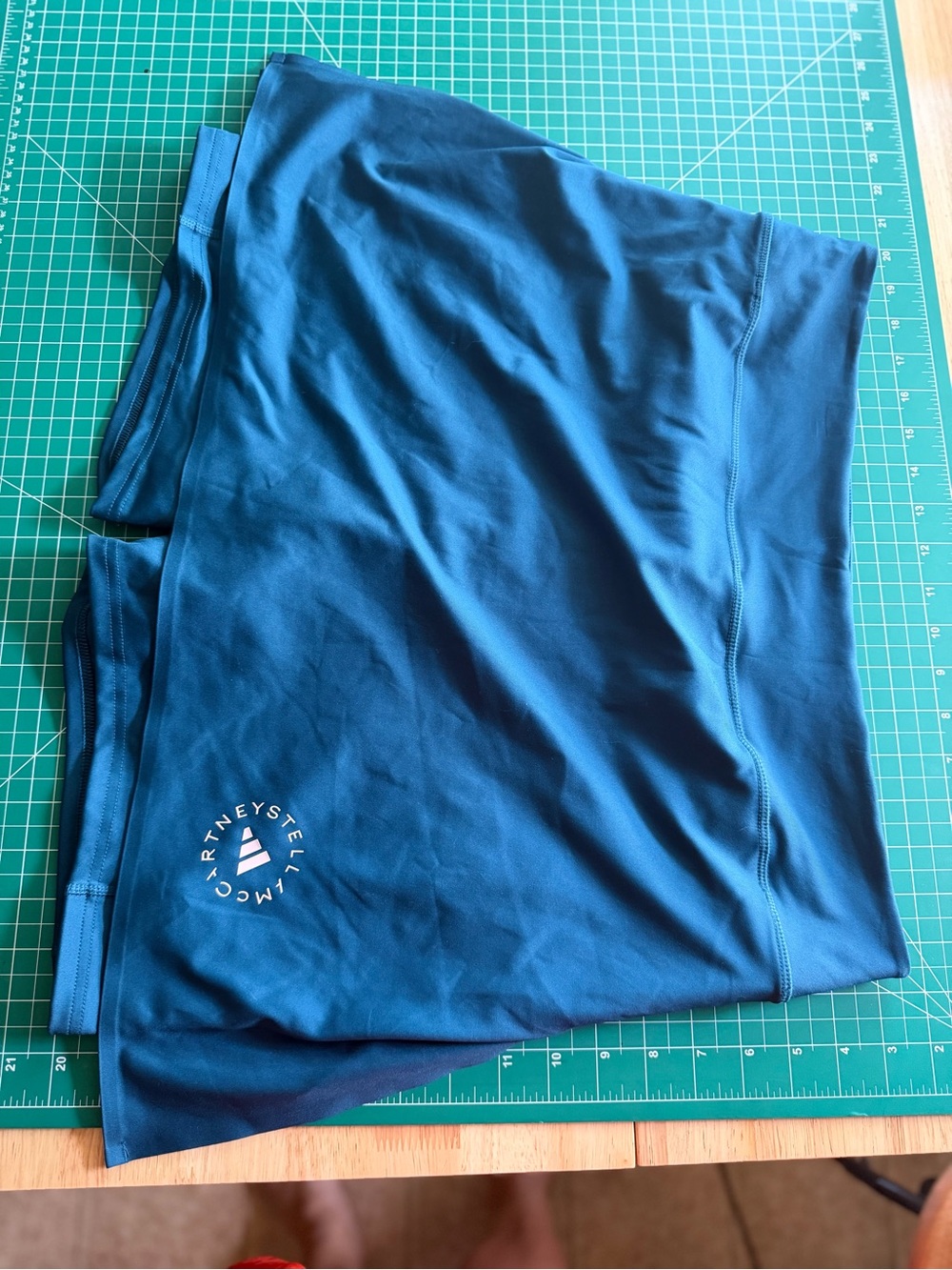 Stella McCartney Teal Athletic Skirt with shorts